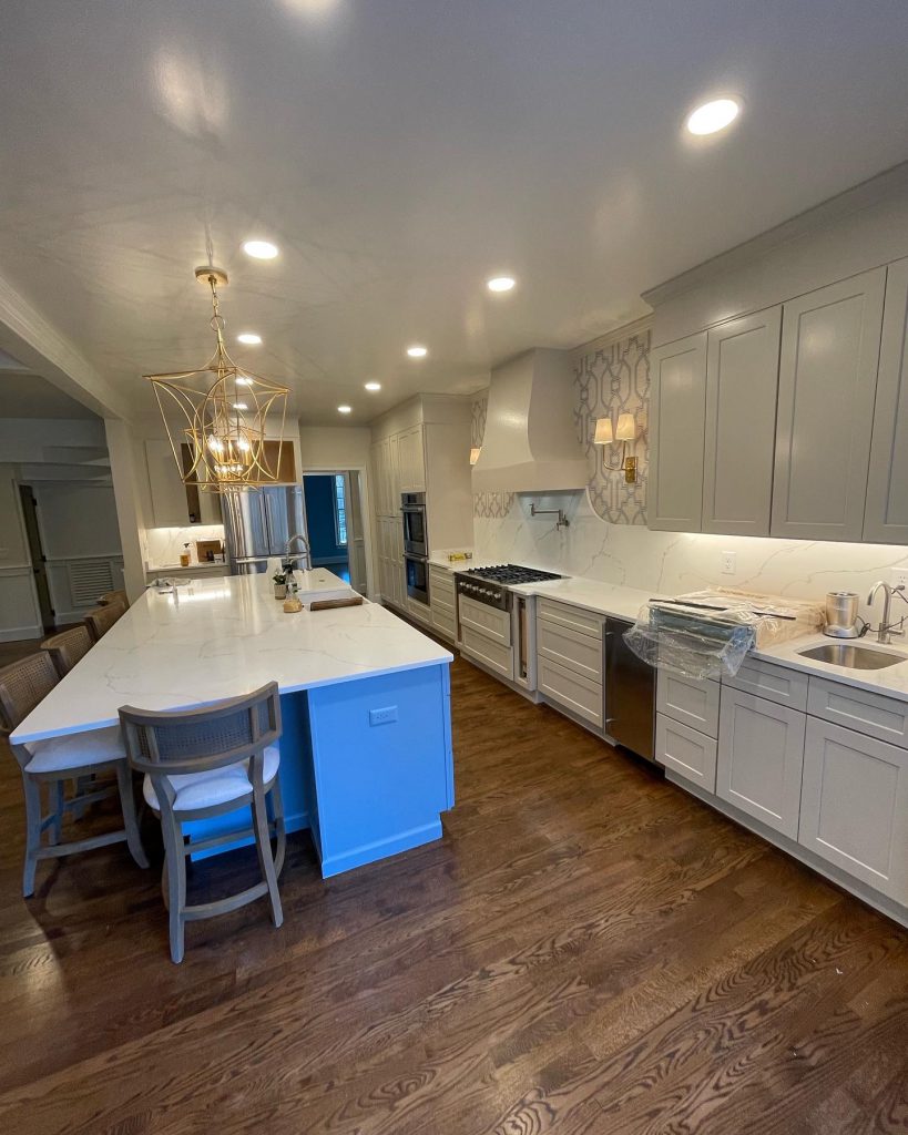 Hire Pros To Paint Cabinets like this!