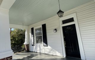 A clean exterior house painting color